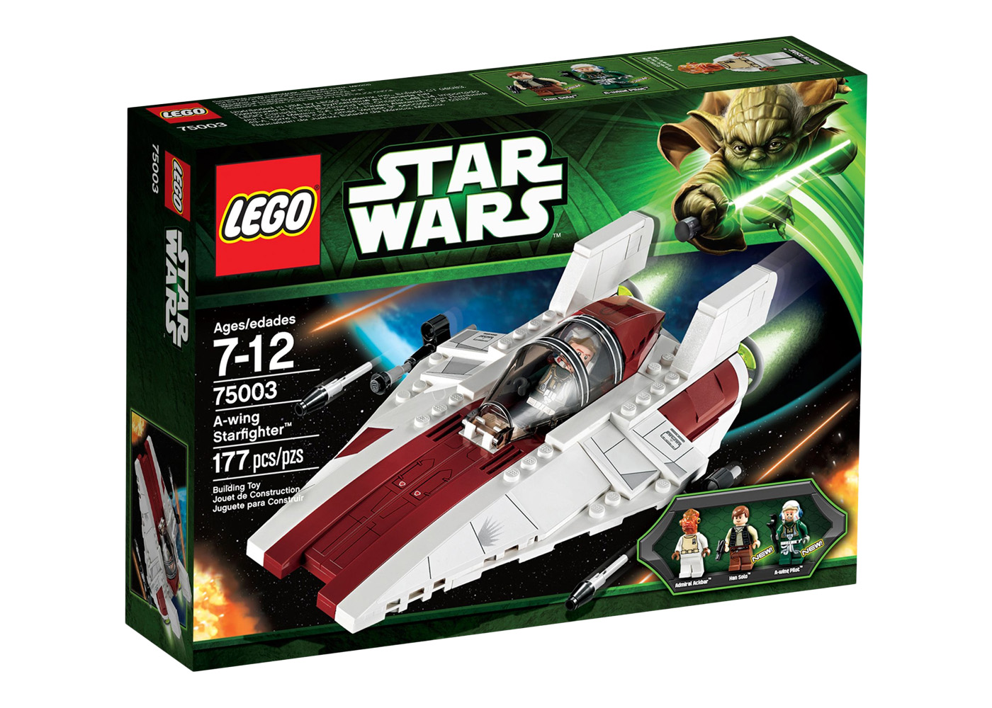 LEGO Star Wars A-wing Starfighter Set 75175 - JP