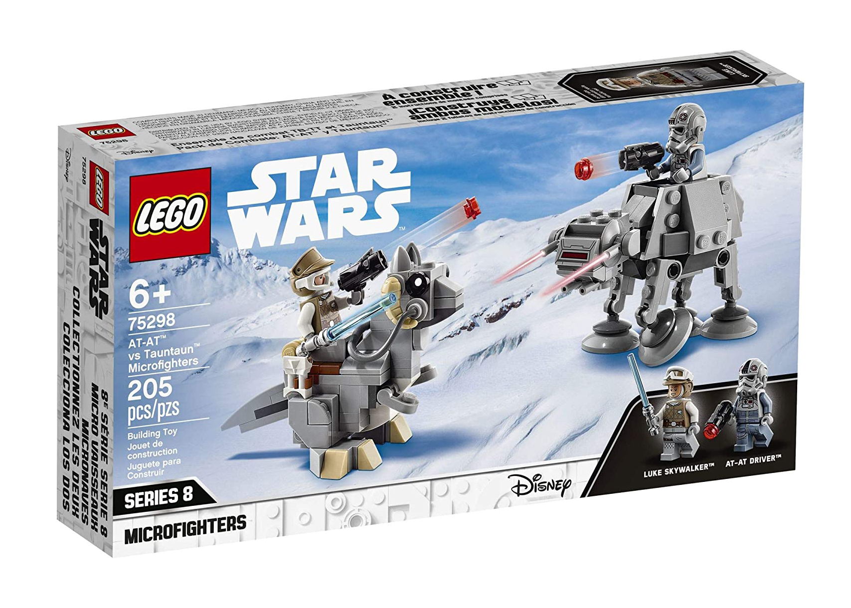 LEGO Star Wars AT-AT vs. Tauntaun Microfighters Building Kit Set