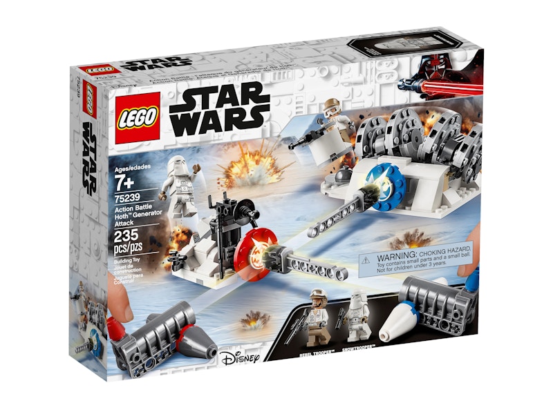 LEGO Star Wars Action Battle Hoth Generator Attack Set 75239 - GB