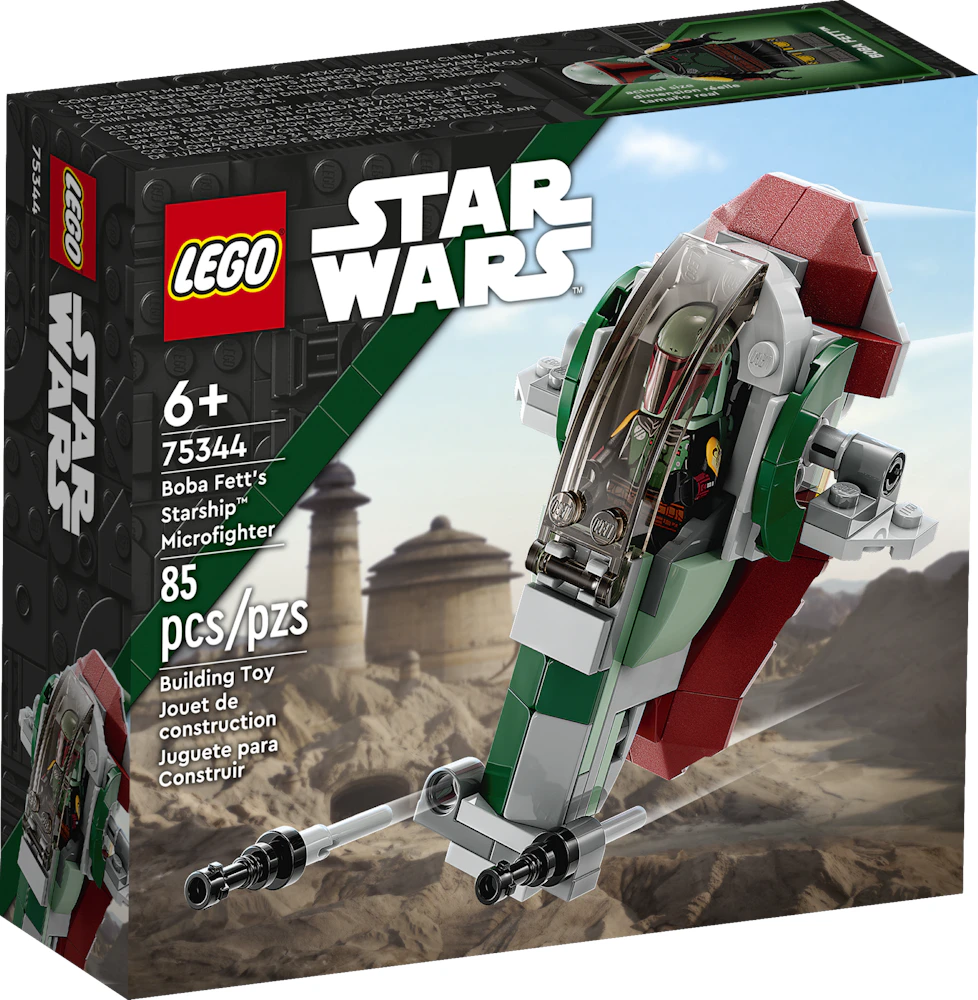Print Svaghed Belønning LEGO Star Wars Boba Fett's Starship Microfighter Set 75344 - US