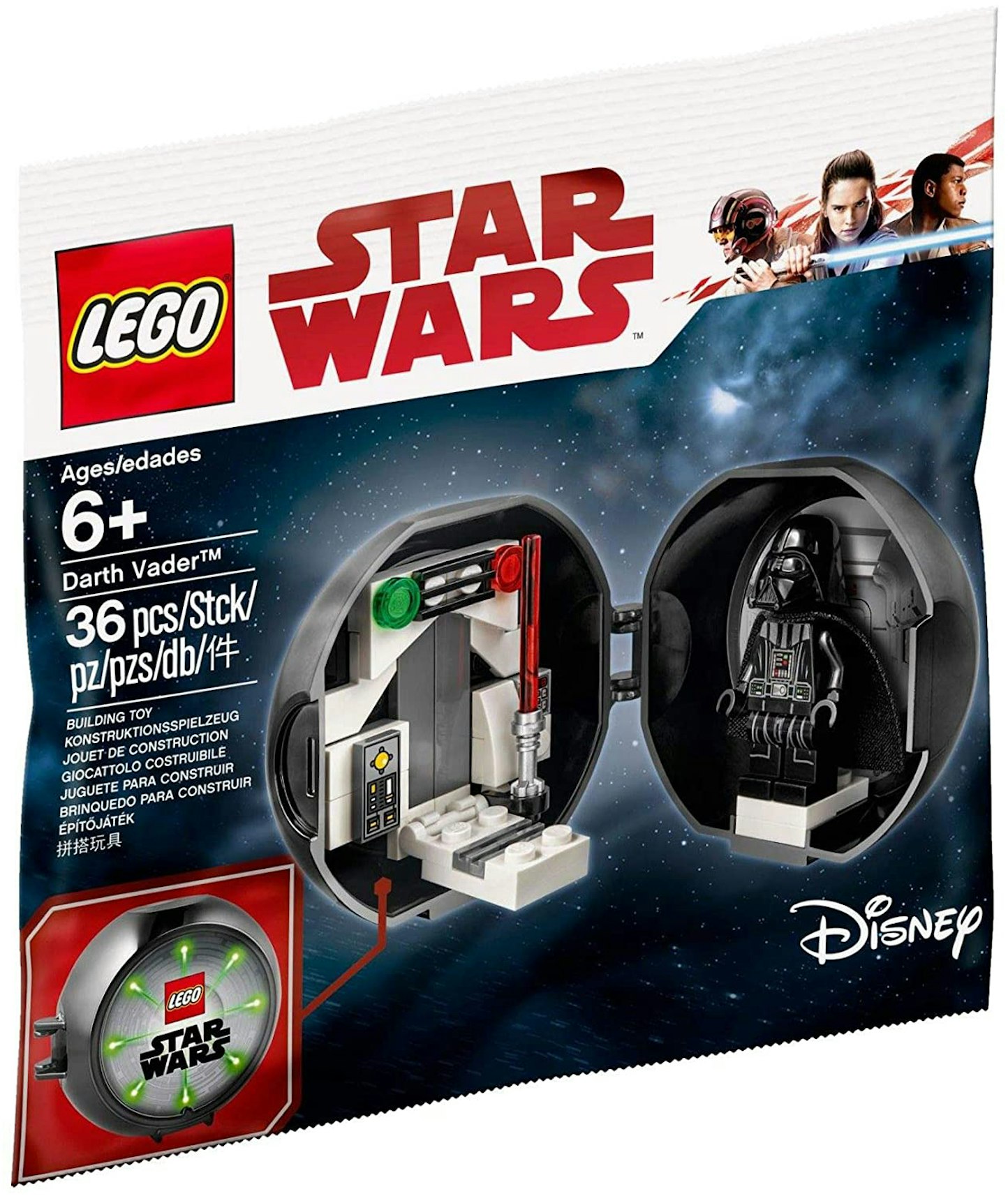 LEGO Wars Vader Anniversary Polybaag Set 5005376 Black US