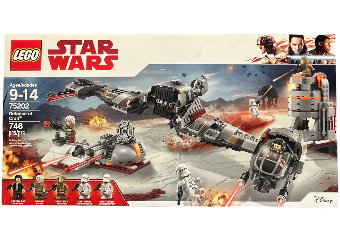 LEGO Star Wars Defense of Crait Set 75202 US - Main Image