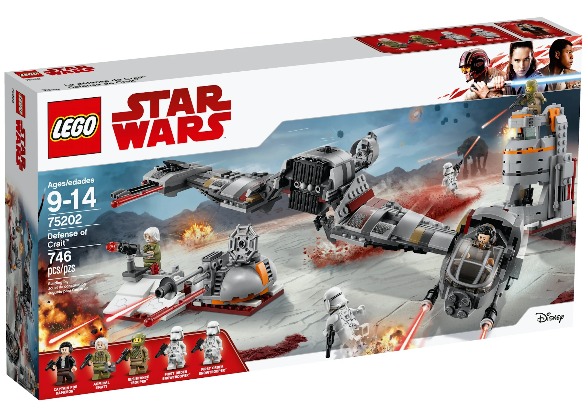 ammunition Reach out Charles Keasing LEGO Star Wars Defense of Crait Set 75202 - JP