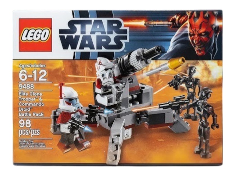 Ensemble de combat LEGO Star Wars Elite avec un soldat clone et un droïde commando 9488
