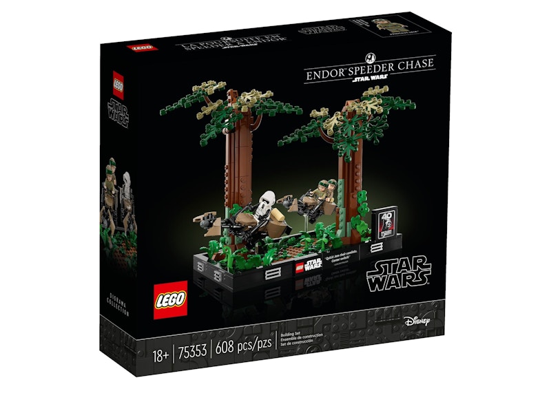 LEGO Star Wars Endor Speeder Chase Diorama Set 75353 US