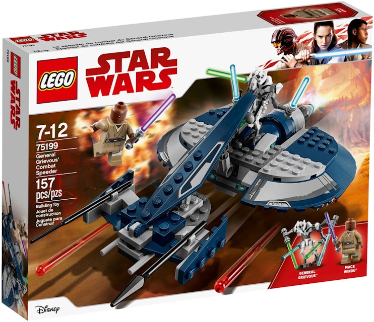 Minefelt tand Eastern LEGO Star Wars General Grievous' Combat Speeder Set 75199 - US