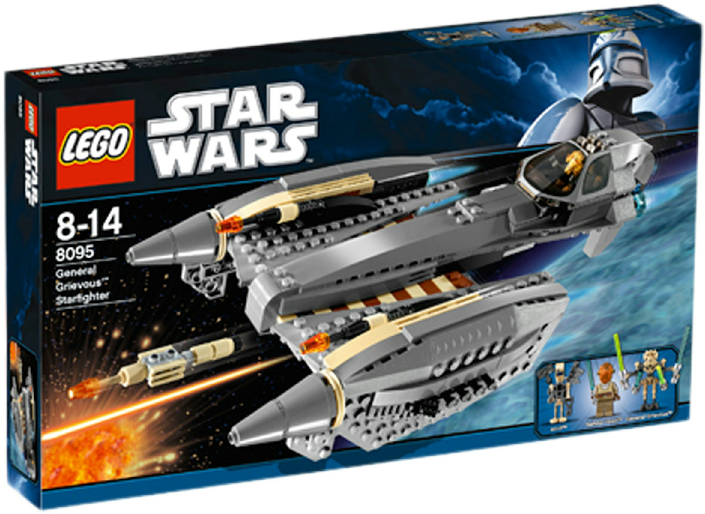 Nævne Centimeter Triumferende LEGO Star Wars General Grievous' Starfighter Set 8095 - US