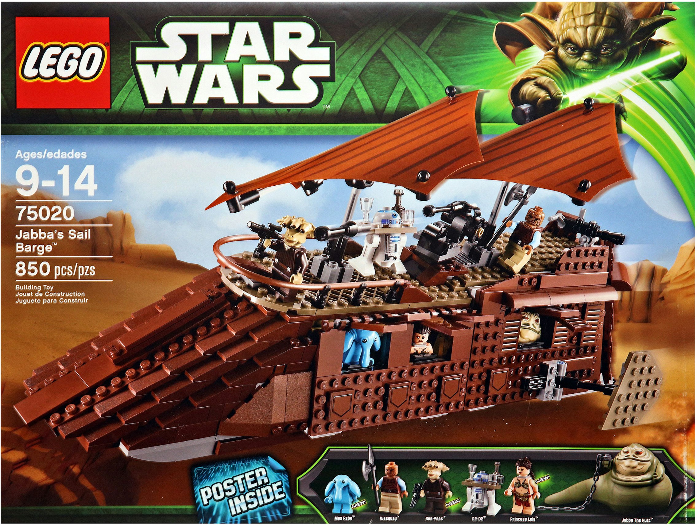 LEGO Wars Jabba's Sail Barge Set 75020 - US