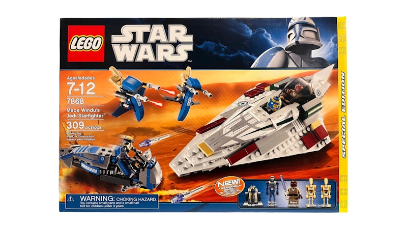 LEGO Star Wars Mace Windu's Jedi Starfighter Set 7868 - JP