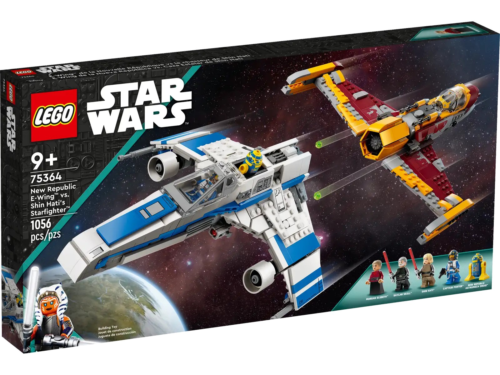 LEGO Star Wars Vader's TIE Advanced vs. A-wing Starfighter Set