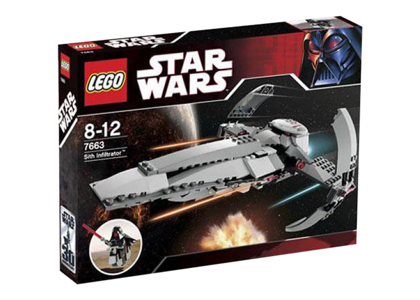 LEGO Star Wars Phantom Menace Sith Infiltrator Set 7663 - JP
