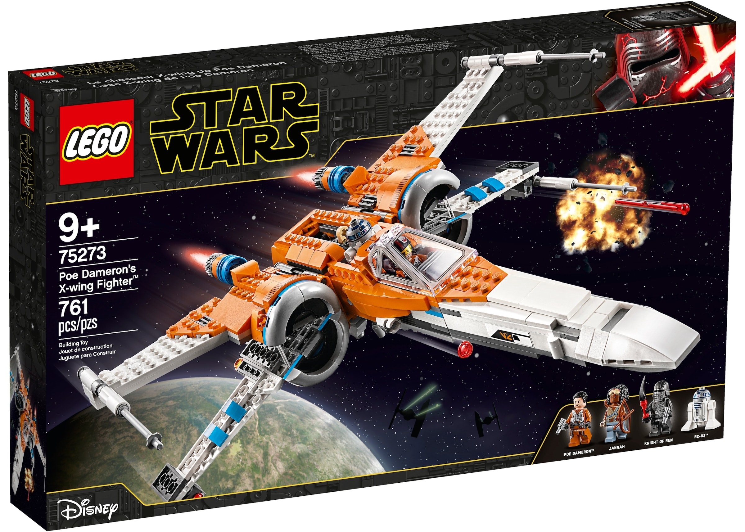 depositum skuffet pædagog LEGO Star Wars Poe Dameron's X-wing Fighter Set 75273 - US
