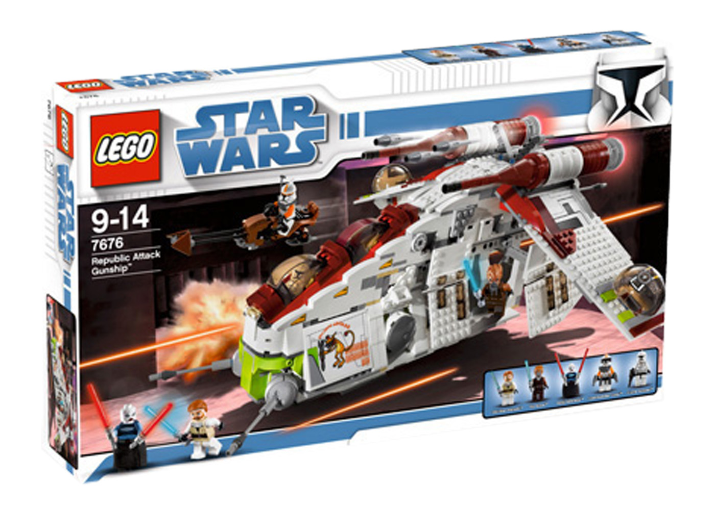 LEGO Star Wars Republic Attack Gunship Set 7676 US