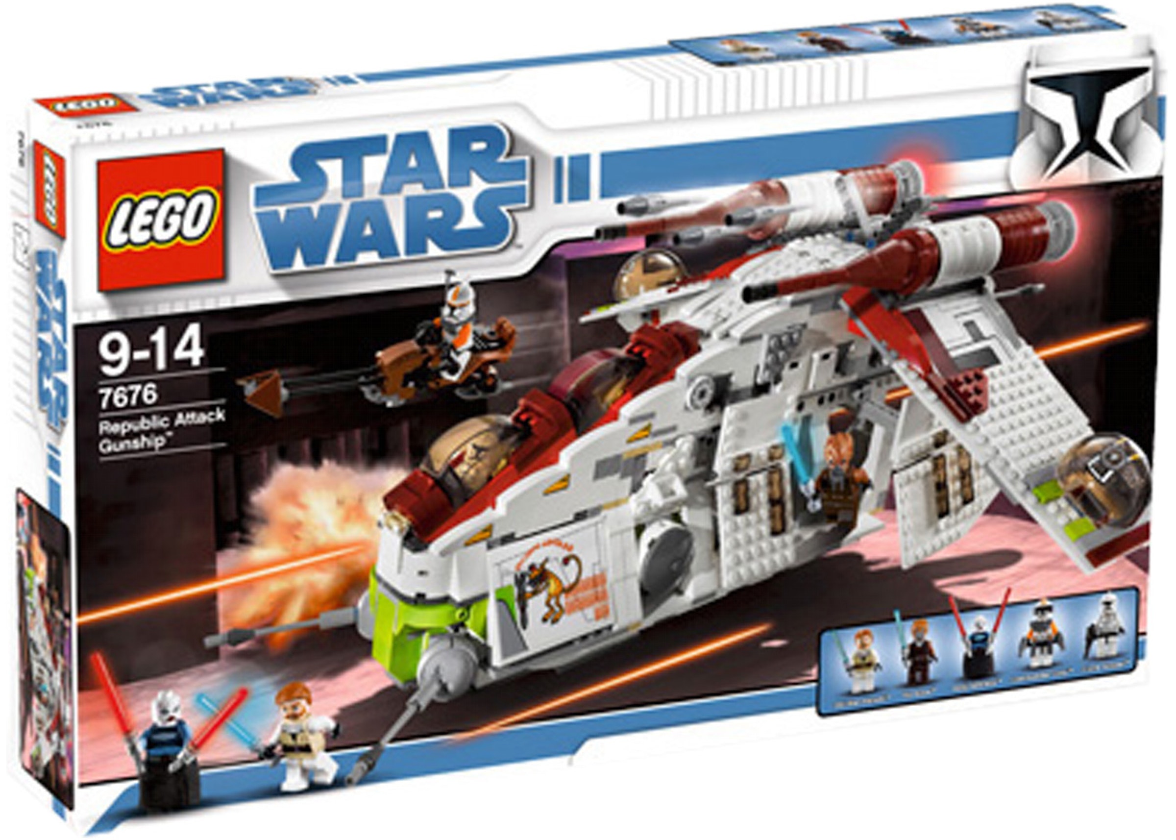 Visum ildsted narre LEGO Star Wars Republic Attack Gunship Set 7676 - JP
