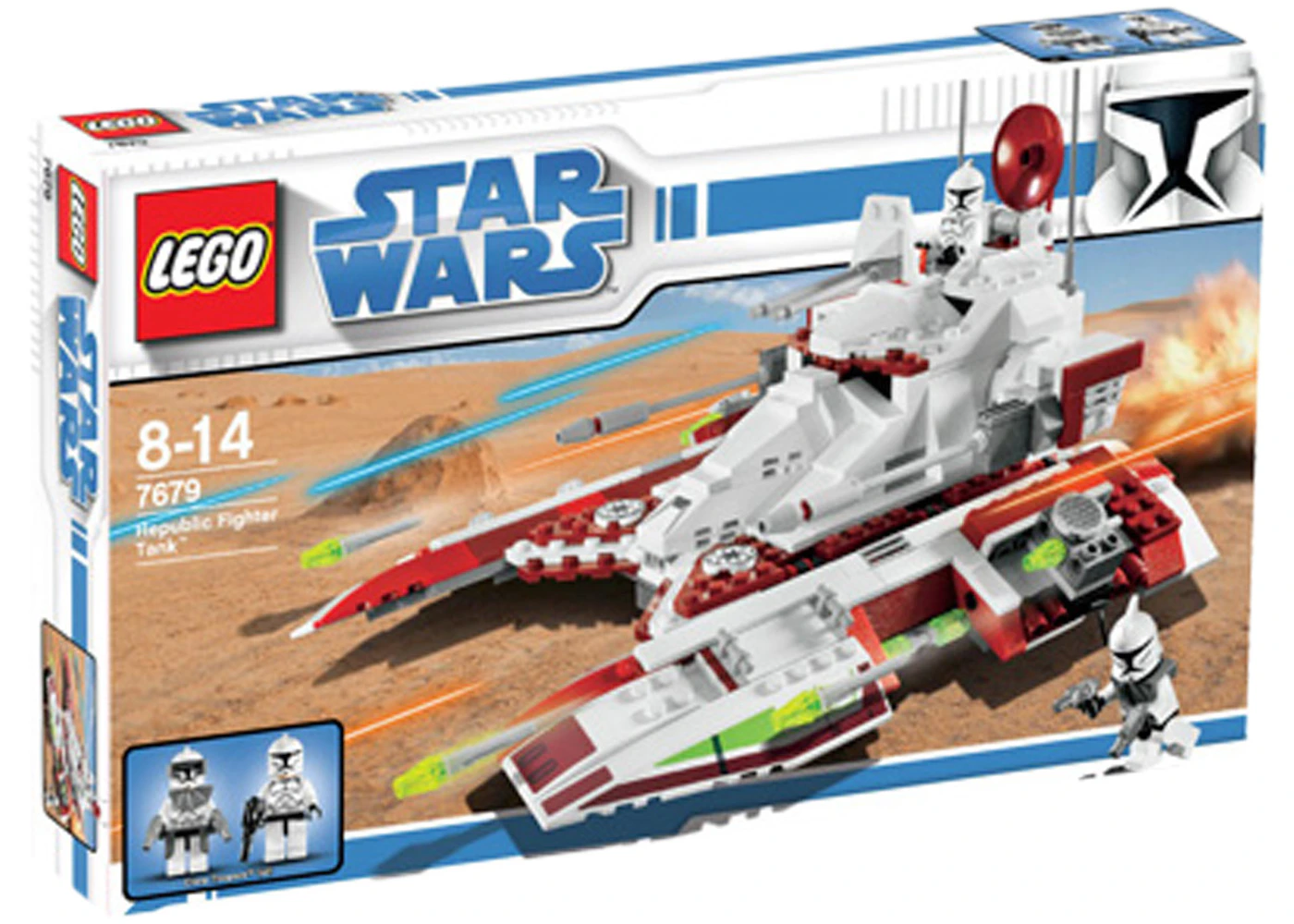 øretelefon Lyrical Fortløbende LEGO Star Wars Republic Fighter Tank Set 7679 - US