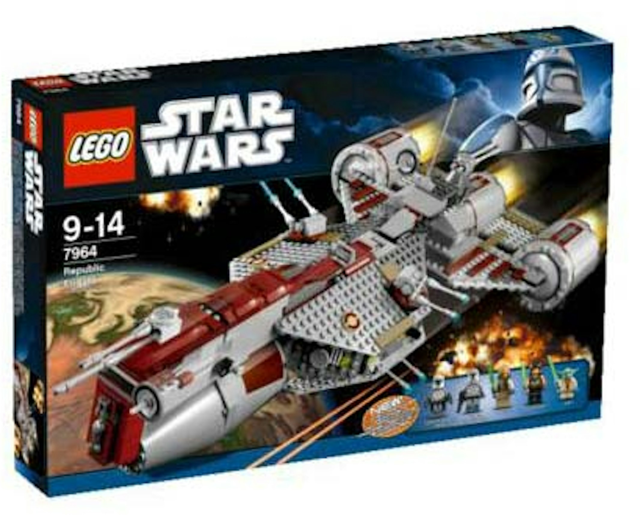 markedsføring Downtown stemme LEGO Star Wars Republic Frigate Set 7964 - US