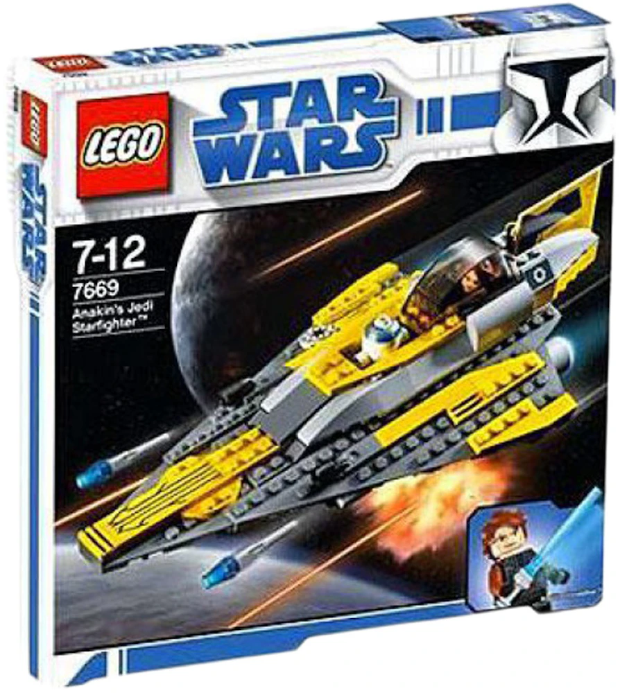 Forhåbentlig Venlighed Sæt tabellen op LEGO Star Wars Revenge of the Sith Anakin's Jedi Starfighter Set 7669 - US