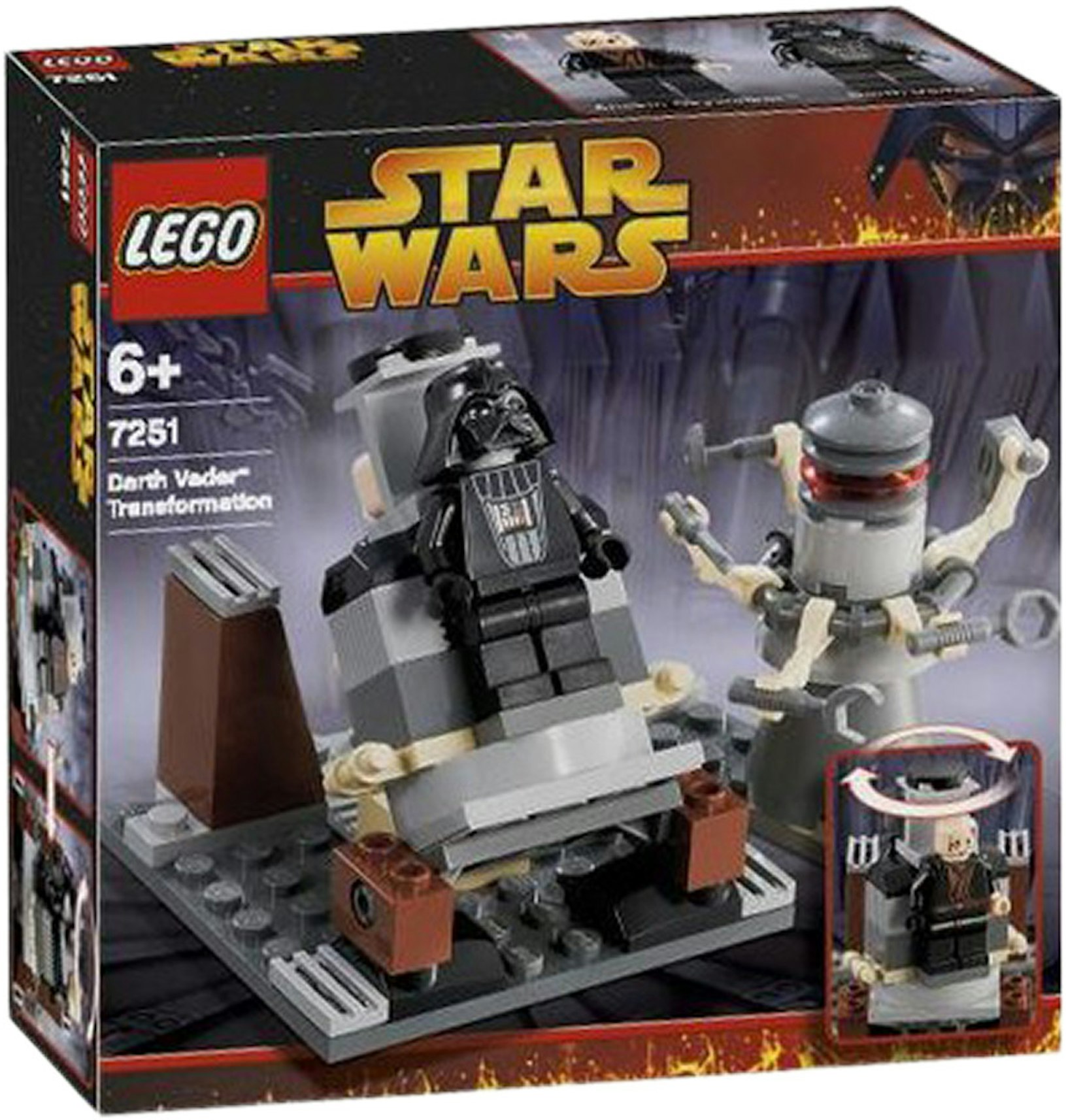 LEGO Star Wars Revenge the Sith Darth Vader Transformation Set 7251 US