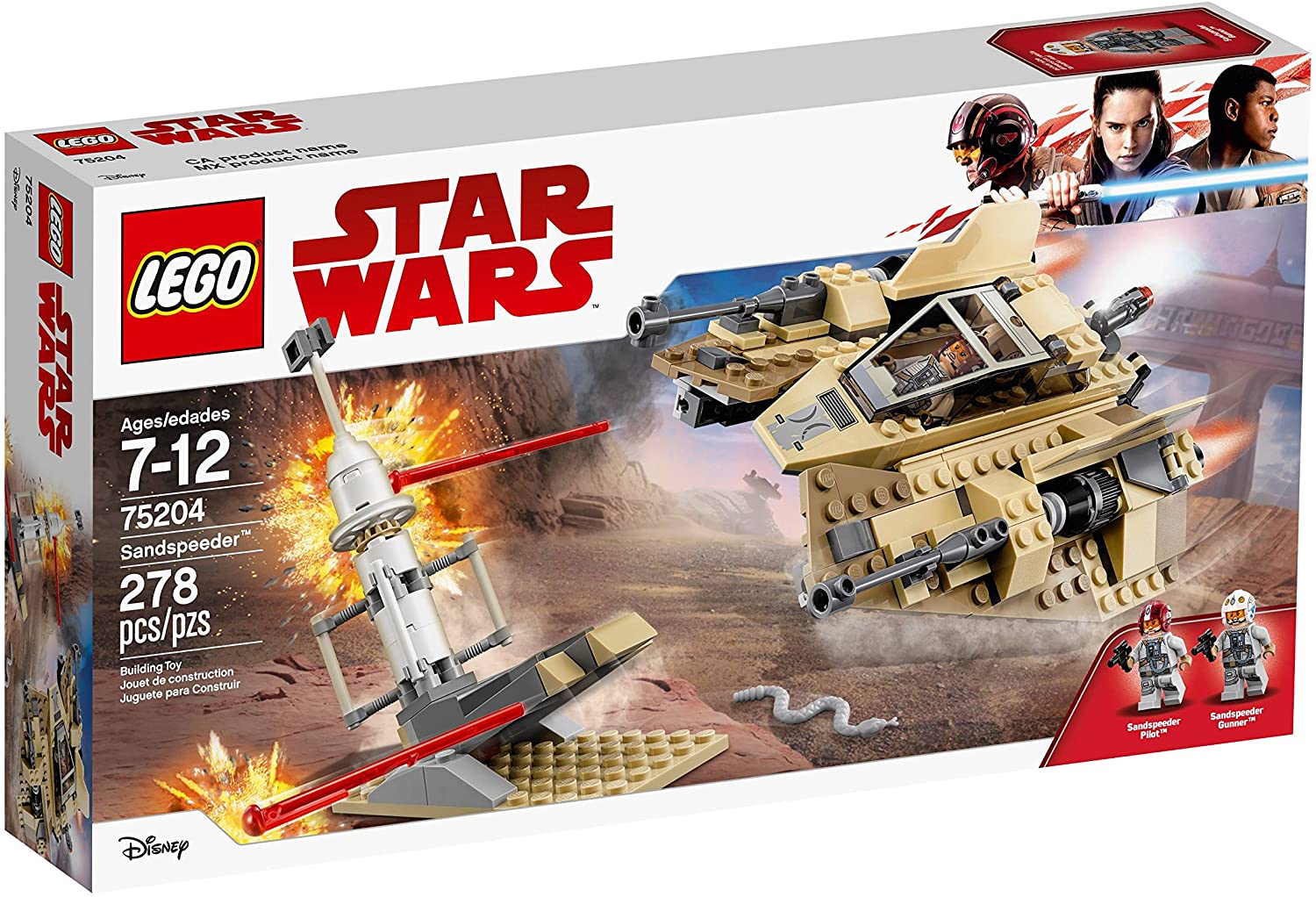 LEGO Star Wars Sandspeeder Set 75204 - JP