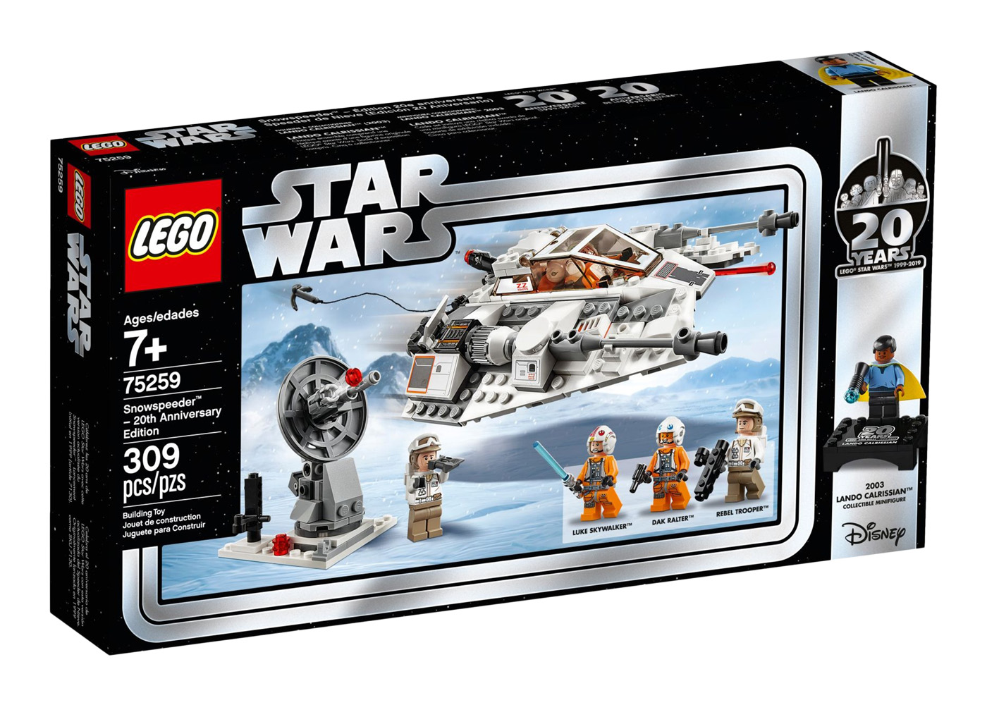 LEGO Star Wars Snowspeeder - 20th Anniversary Edition Set 75259 - GB