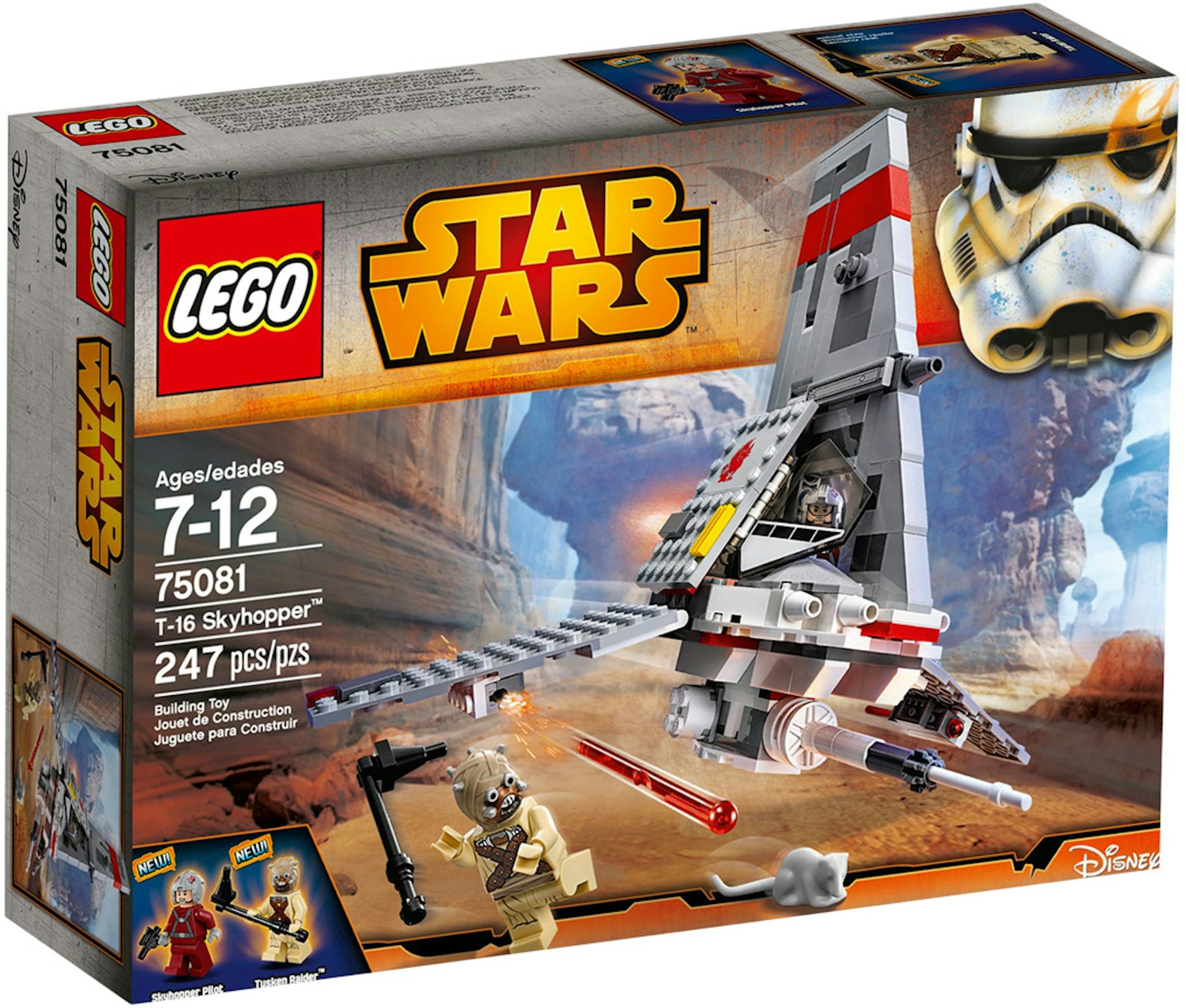 LEGO Wars T-16 Skyhopper Set 75081 US