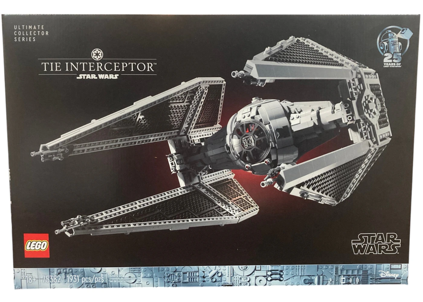 Lego Royal Lego Star Wars Red Tie Interceptor Major Vonreg's TIE