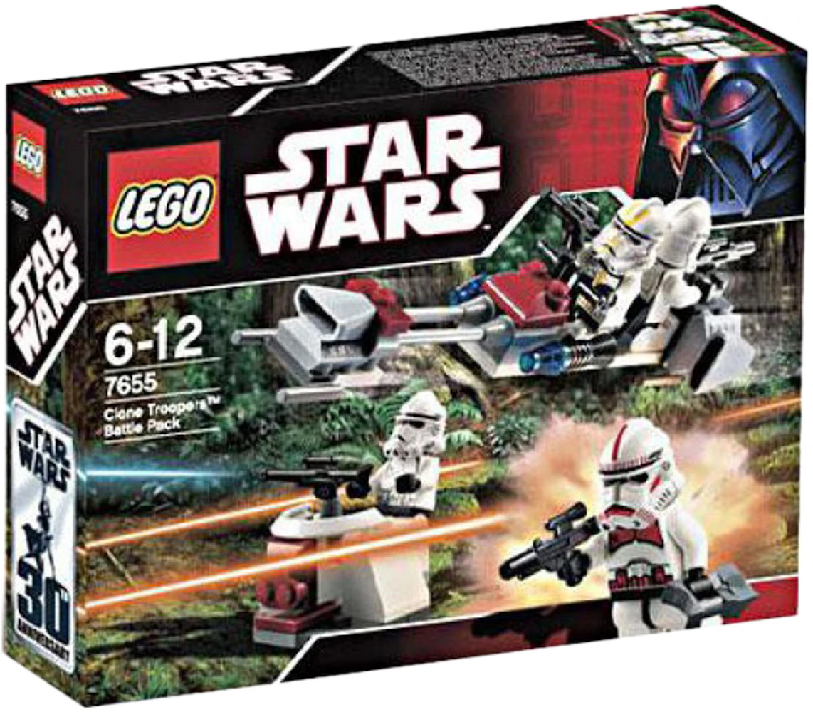 dø acceptabel Løs LEGO Star Wars The Clone Wars Clone Troopers Battle Pack Set 7655 - US