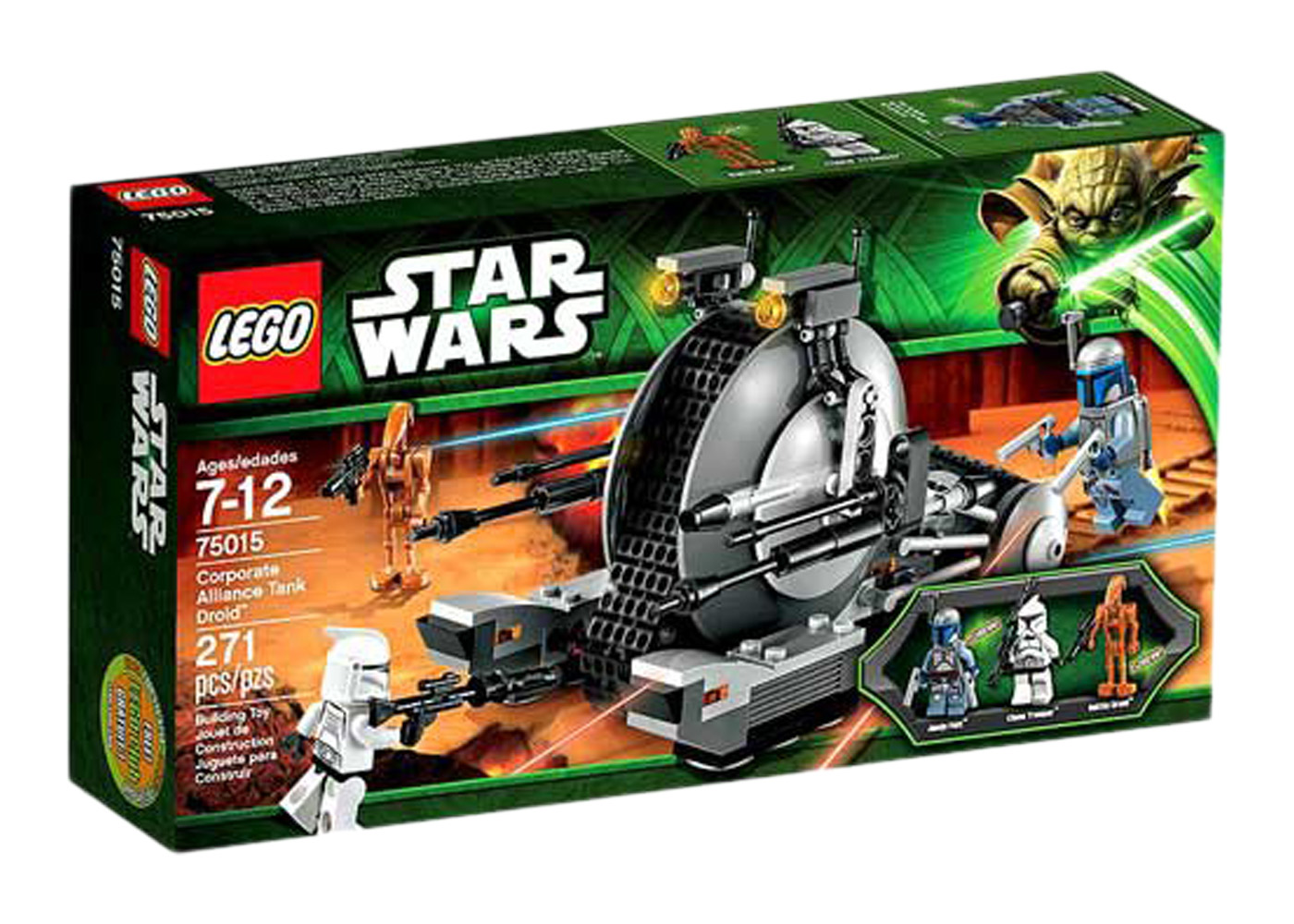 LEGO Star Wars The Clone Wars Corporate Alliance Tank Droid Set 75015
