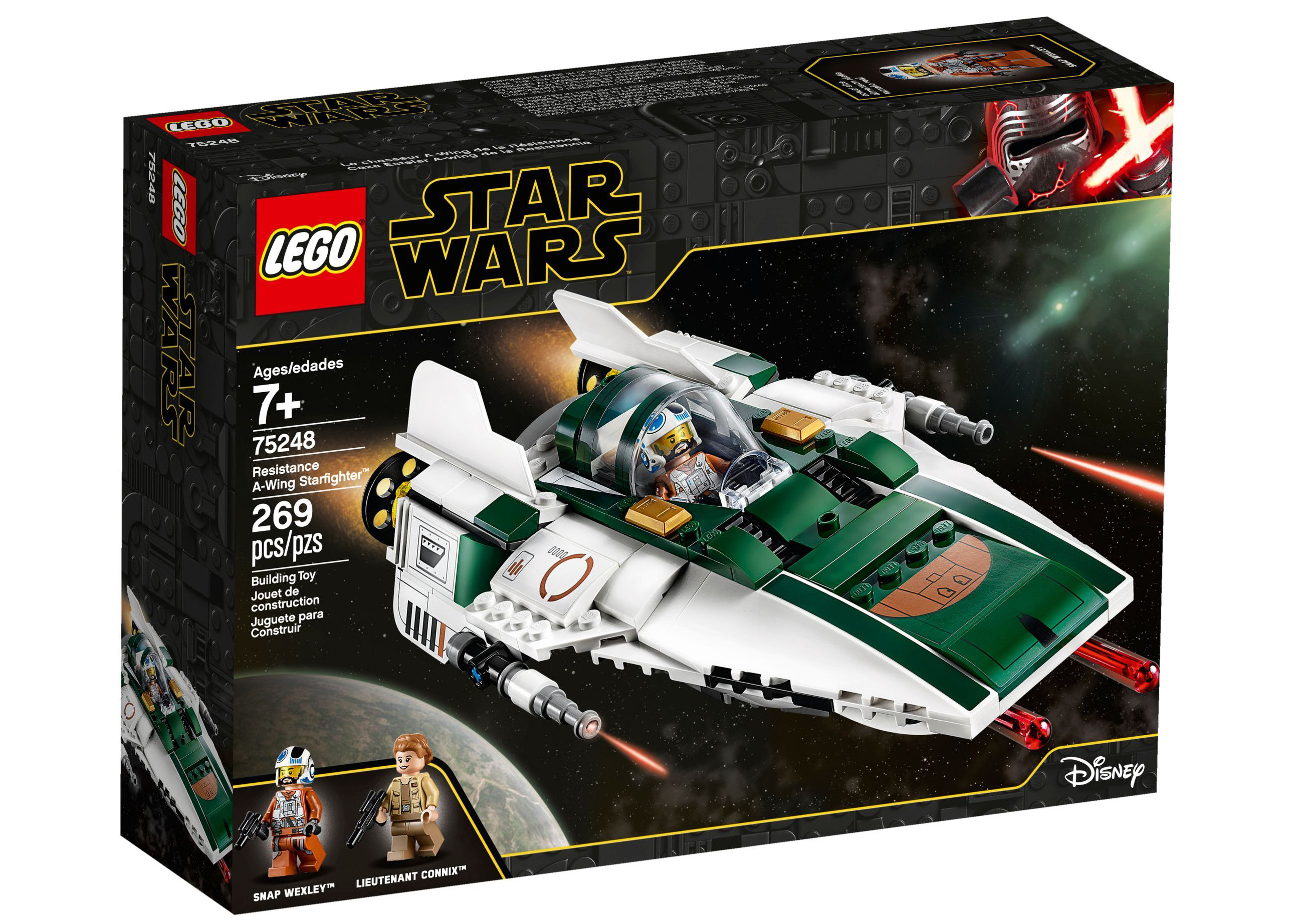 LEGO Star Wars The Rise of Skywalker Resistance A Wing Starfighter