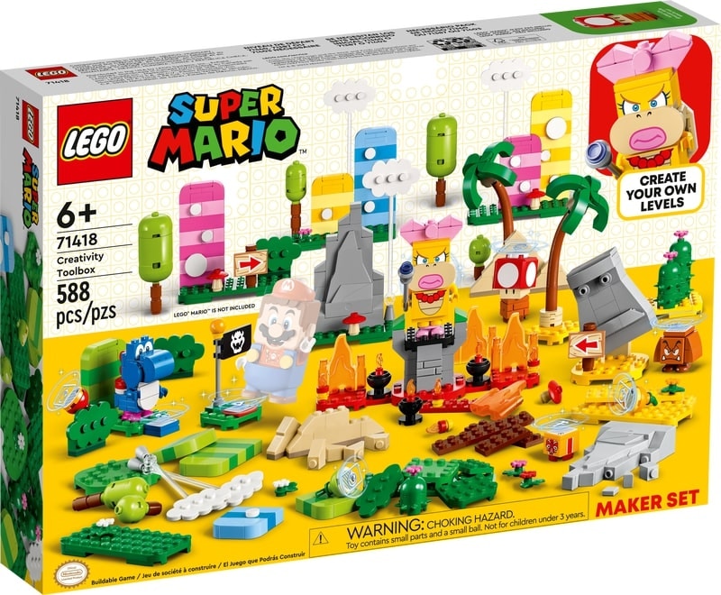 LEGO Super Mario Creativity Toolbox Set 71418 US