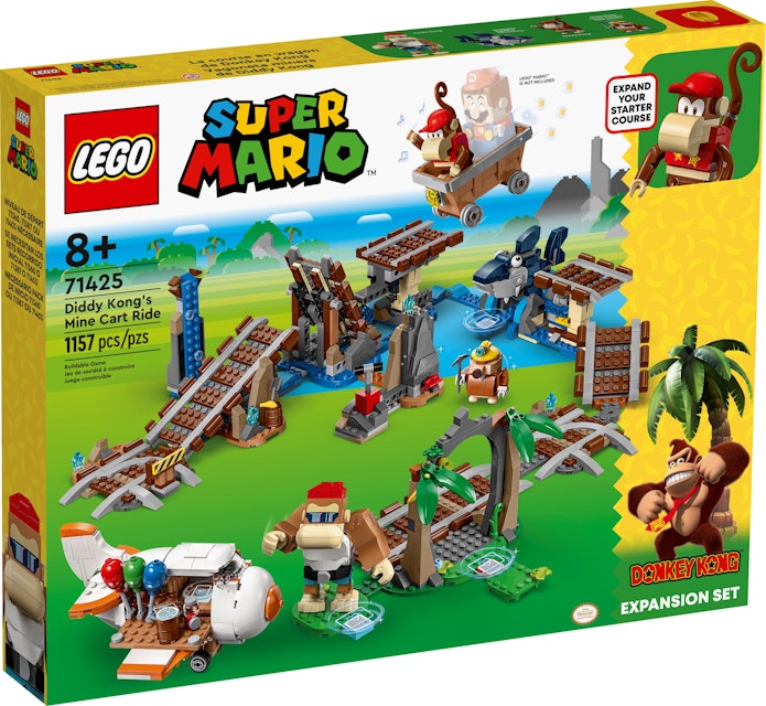 Ladies Long Donkey Gents Band Xxx Video - LEGO Super Mario Diddy Kong's Mine Cart Ride Donkey Kong Expansion Set  71425 - US