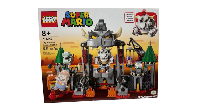 LEGO Super Mario Dry Bowser Castle Battle Expansion Set 71423 US