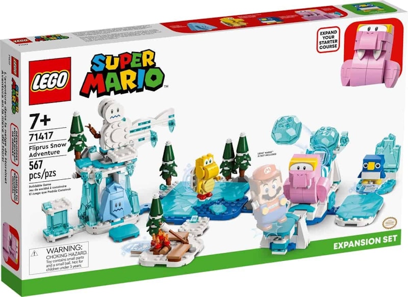 LEGO Super Mario Fliprus Snow Adventure Set 71417 US