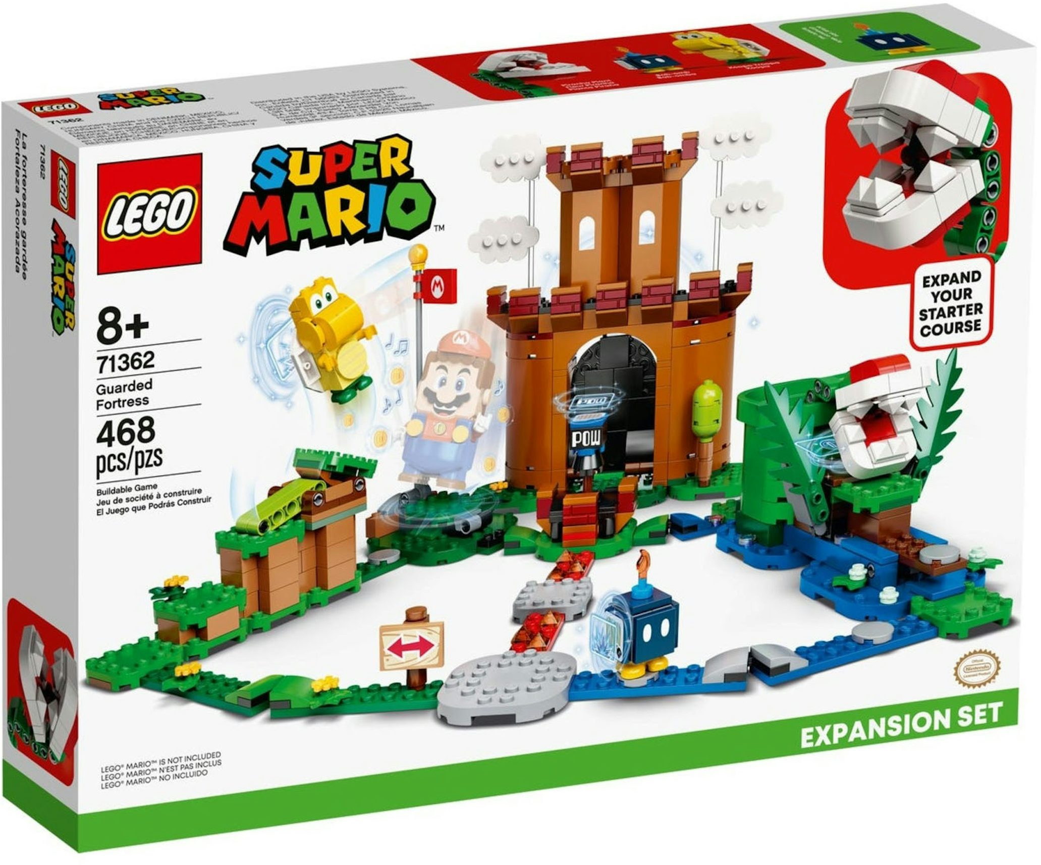 LEGO Super Mario Guarded Fortress Expansion Set 71362 - GB