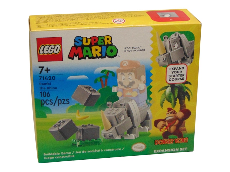 LEGO Super Mario Rambi the Rhino Donkey Kong Expansion Set 71420 - JP