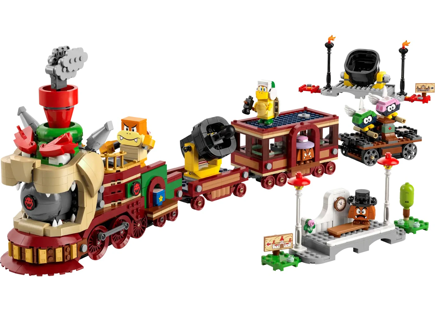 LEGO Super Mario The Bowser Express Train Set 71437 US lego-super-mario-the-bowser-express-train-set-71437-us
