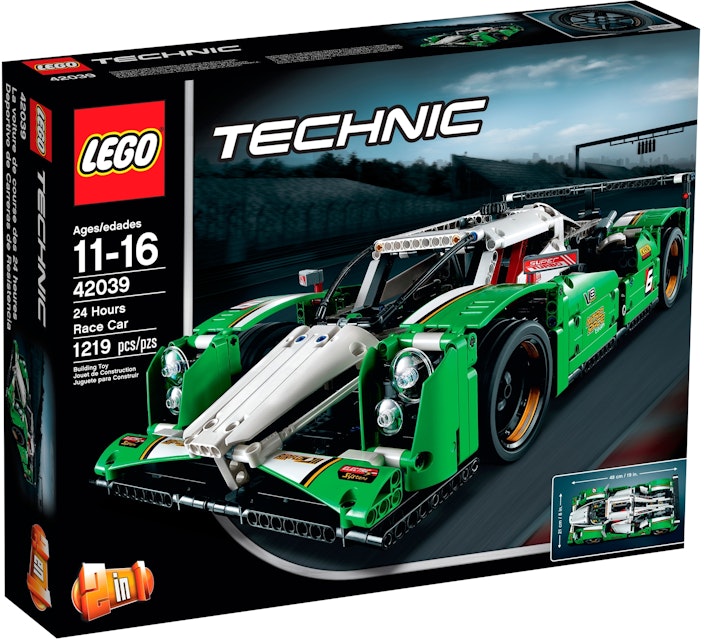 sikkerhedsstillelse i aften Siege LEGO Technic 24 Hours Race Car Set 42039 - US
