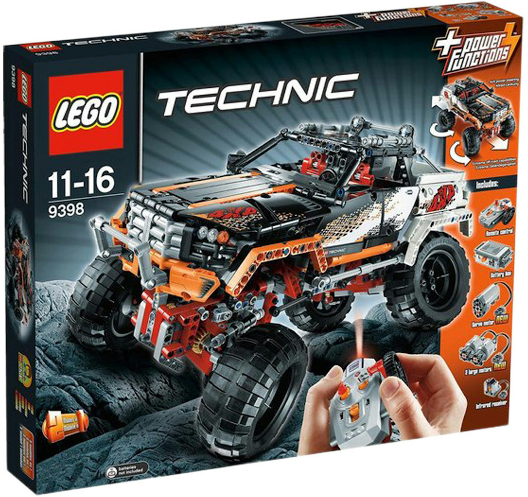På kanten Articulation regiment LEGO Technic 4x4 Crawler Set 9398 - US