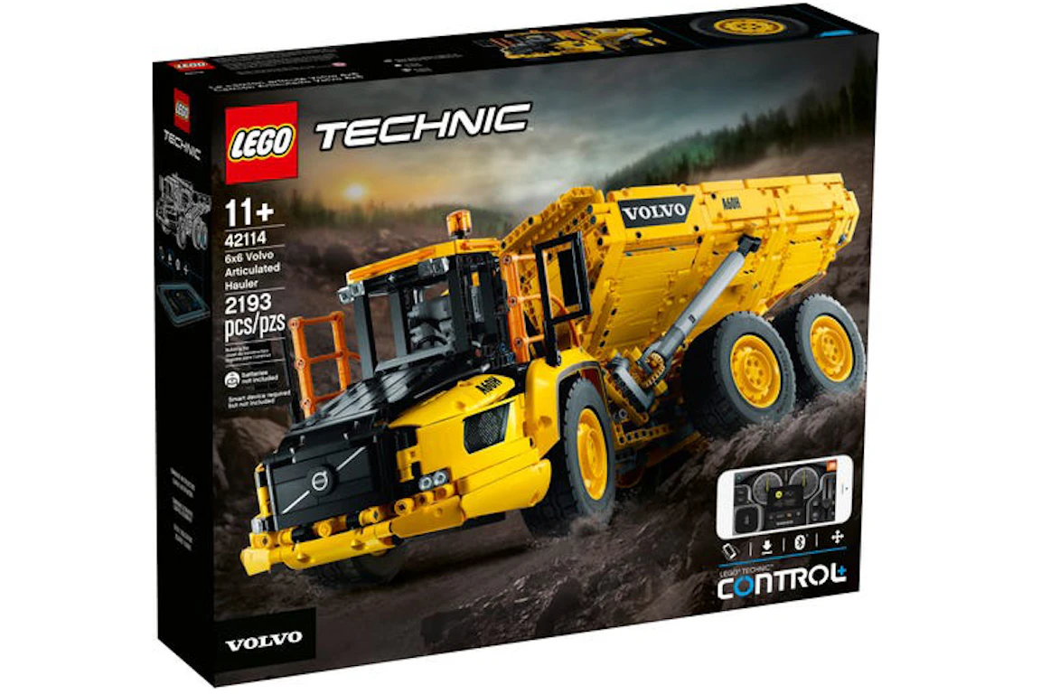 LEGO Technic 6x6 Volvo Articulated Hauler Set 42114