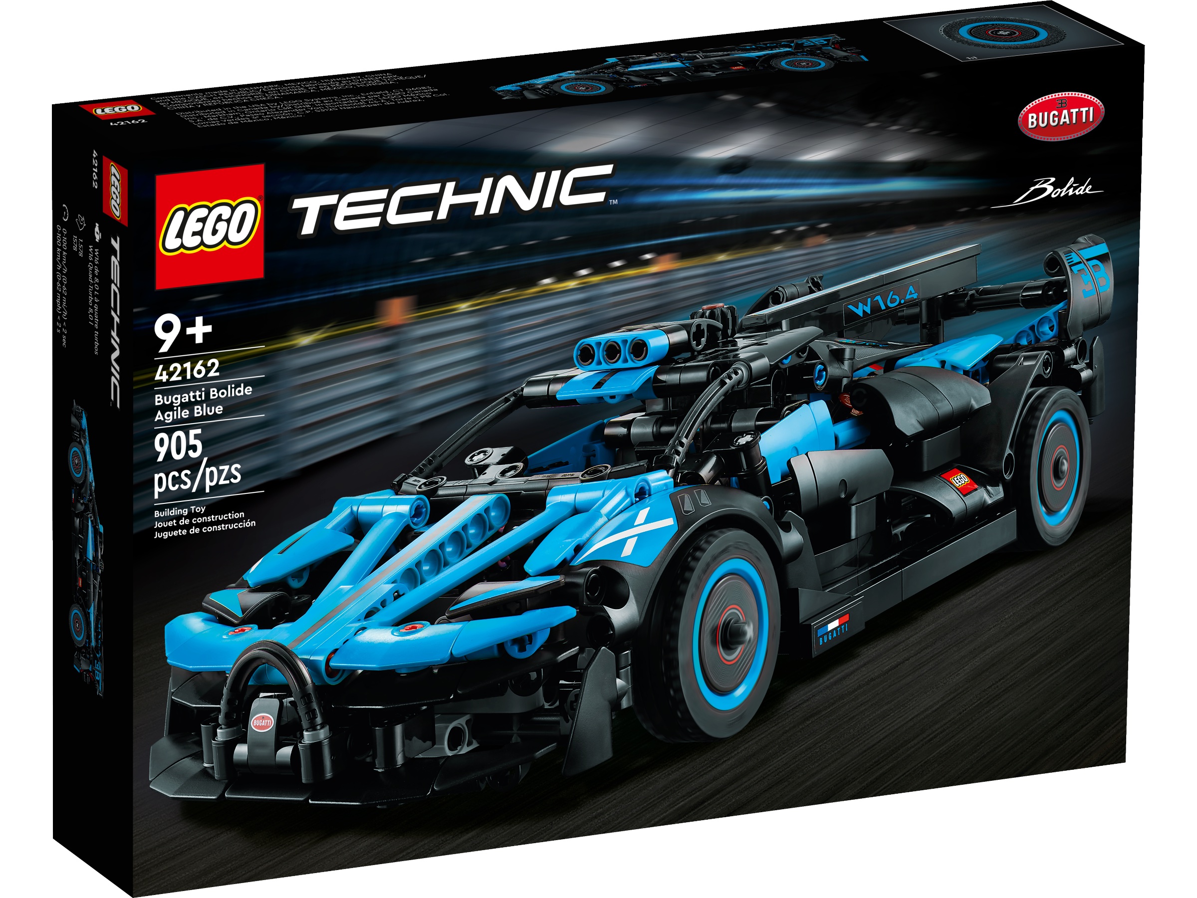 LEGO Technic Bugatti Boldie Agile Blue Set 42162 - US