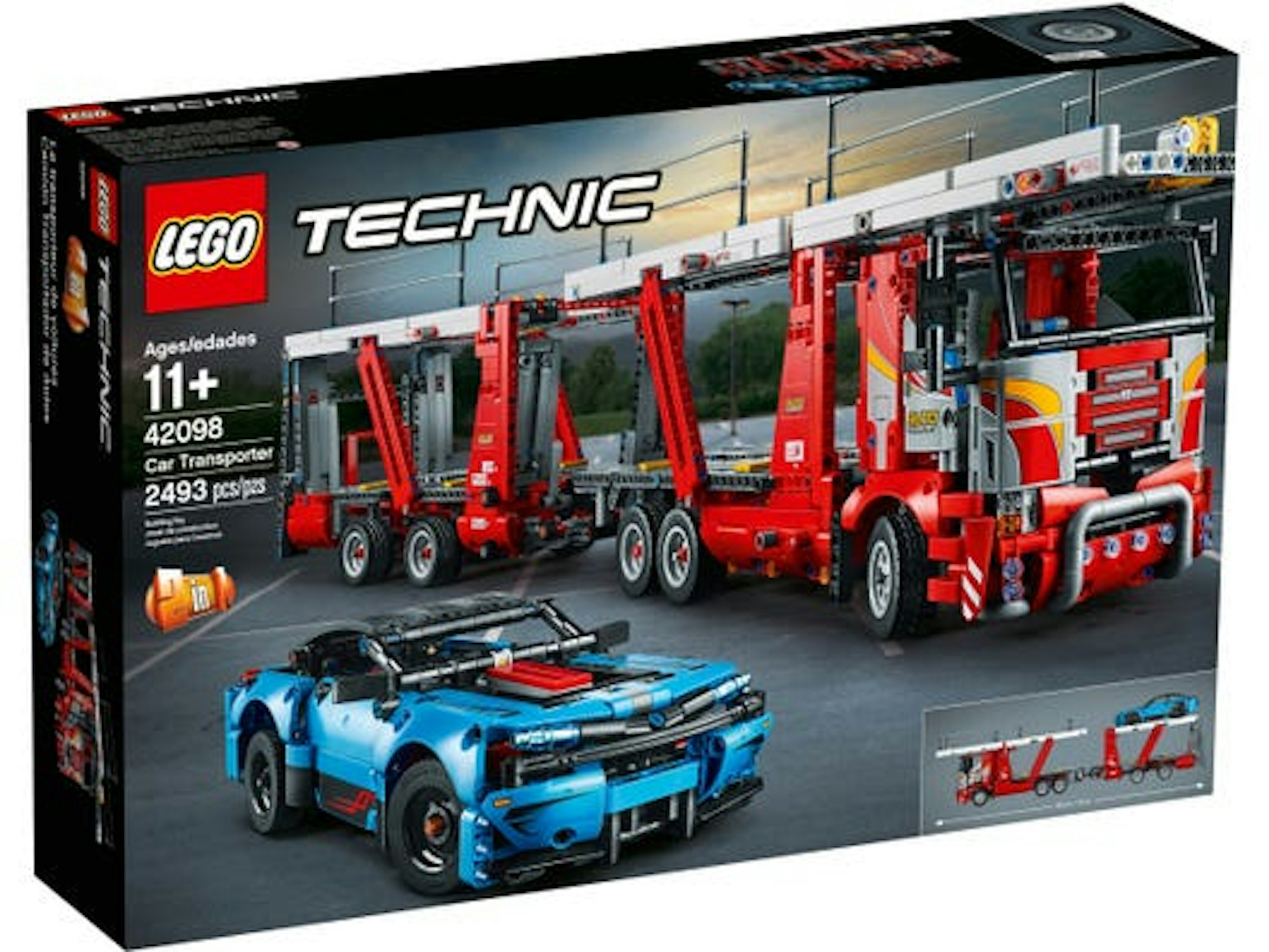 repulsion tilfredshed Forventning LEGO Technic Car Transporter Set 42098 - US