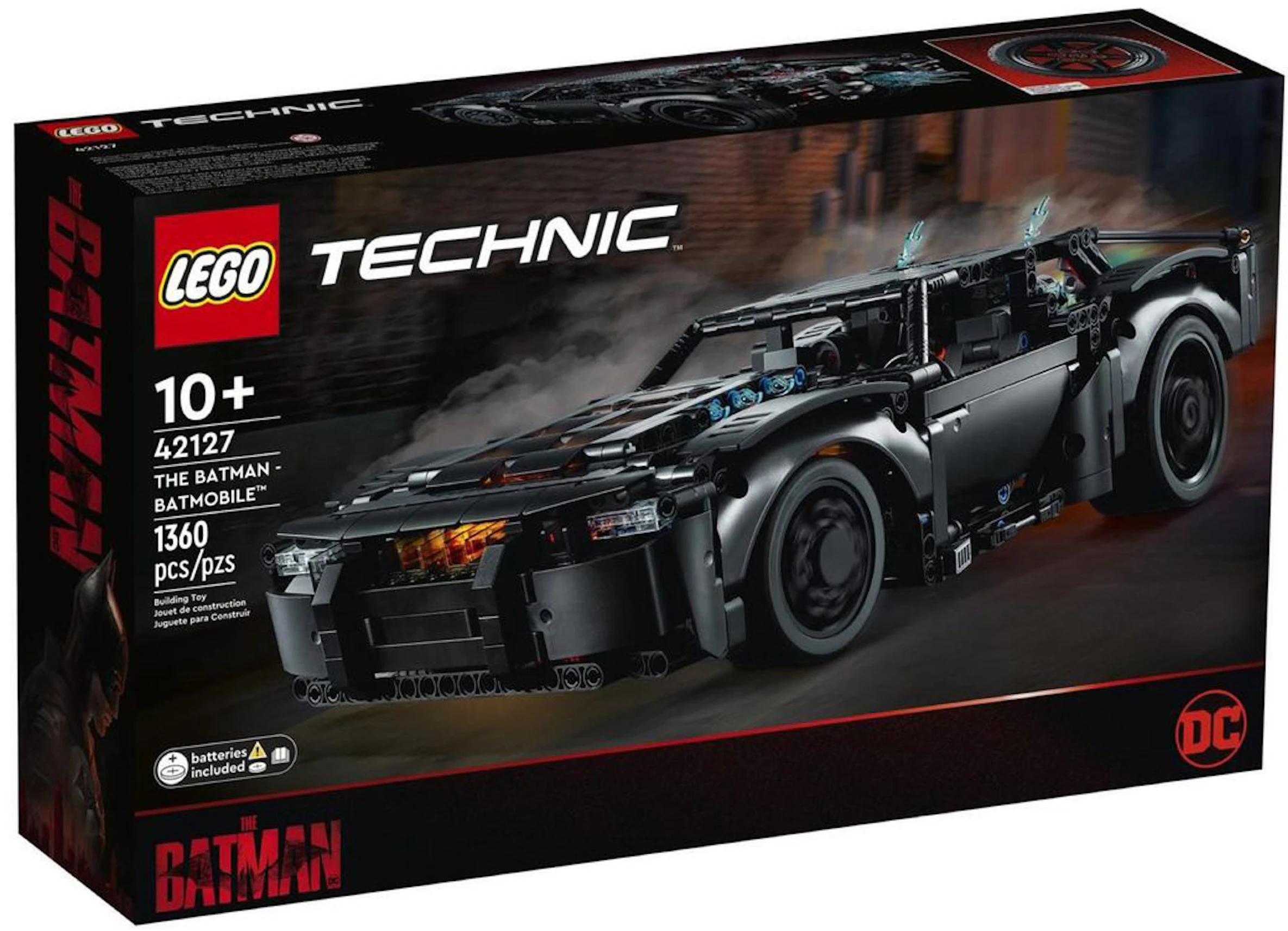 LEGO Technic DC The Batman Batmobile Set 42127 Black - FW21 - US