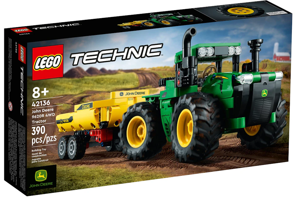 LEGO Technic John Deere 9620R 4WD Tractor Set 42136
