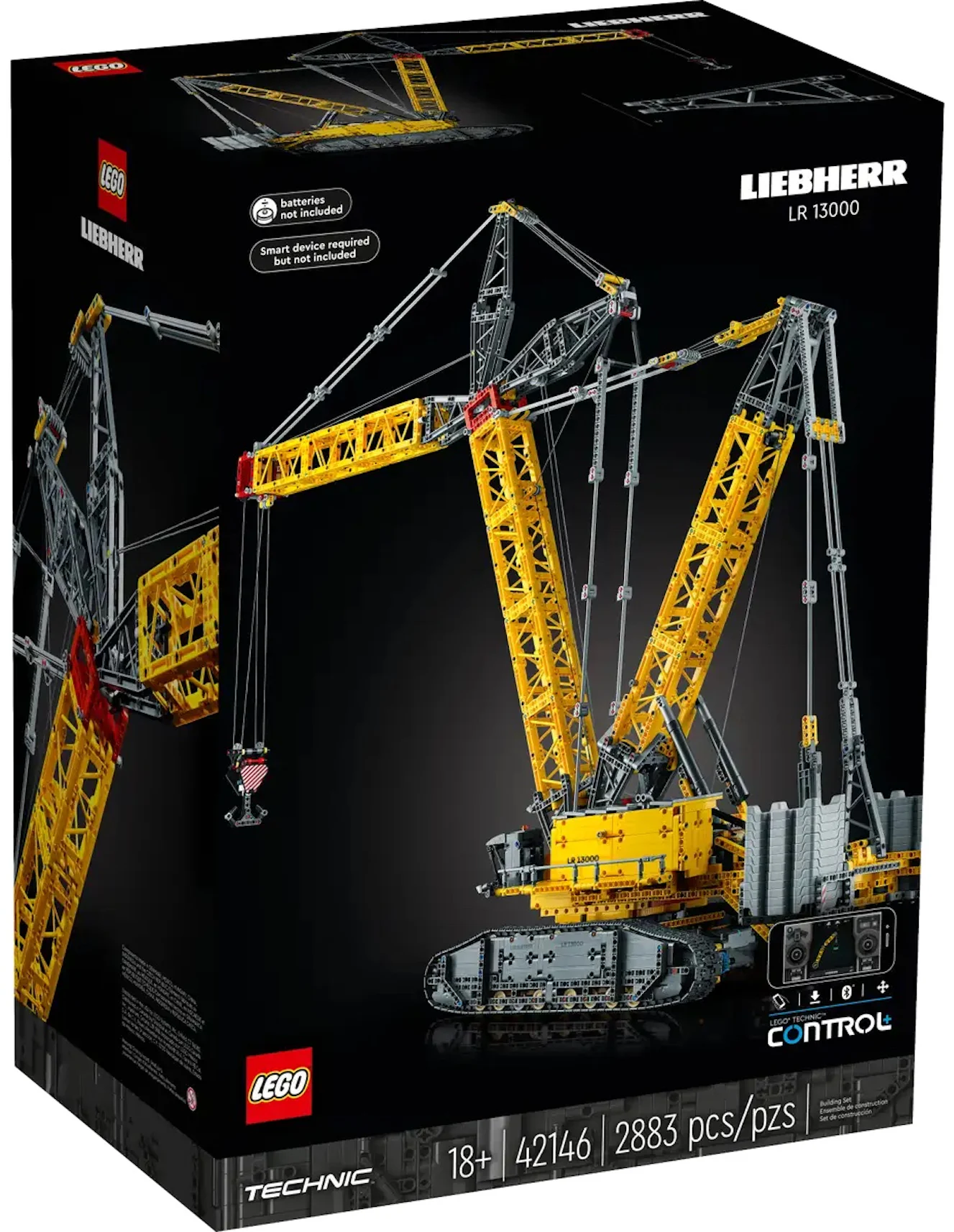 LEGO Technic Liebherr Crawler Crane LR 13000 Set 42146 - US