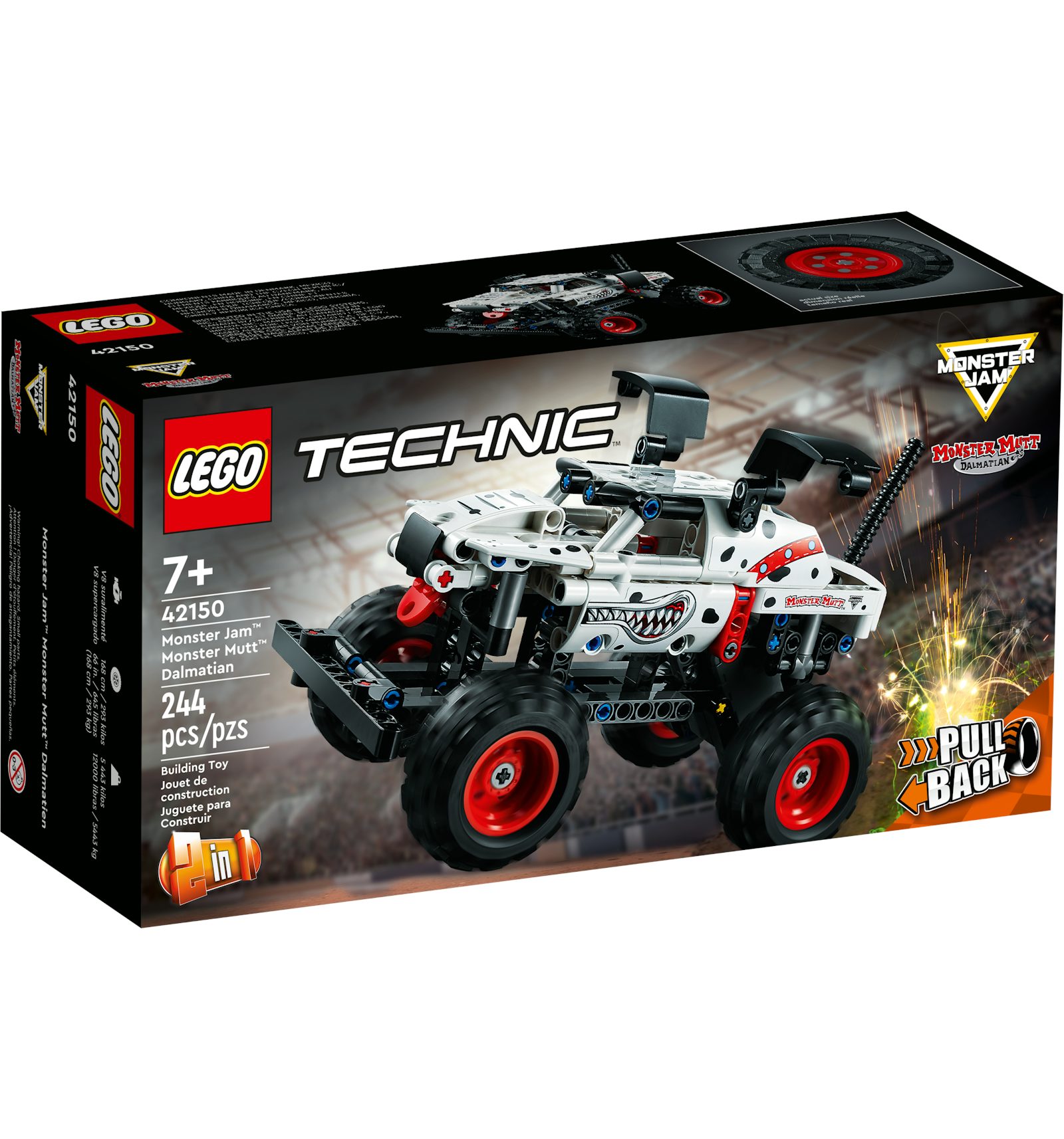 LEGO Technic Monster Jam Monster Mutt Dalmatian Set 42150 US