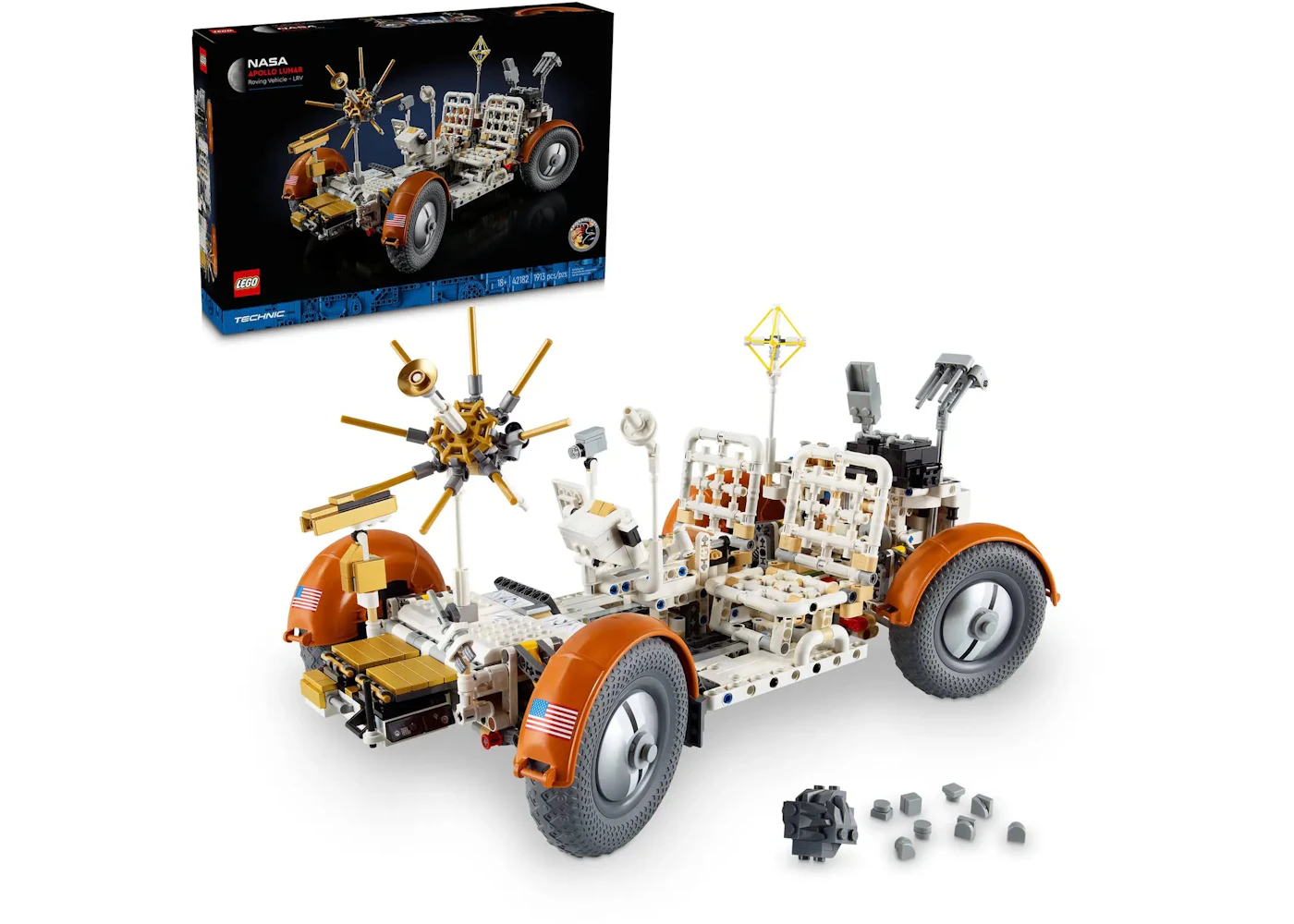 LEGO Technic NASA Apollo Lunar Roving Vehicle-LRV Set 42182 - US