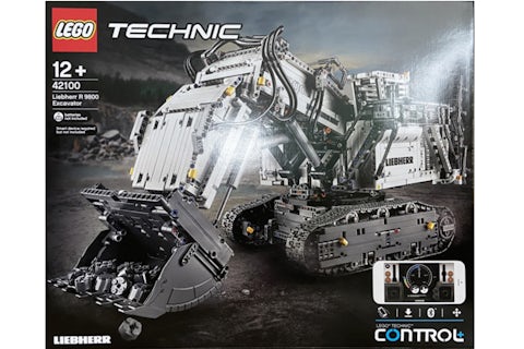 Liebherr Lego Technic 42100 10 Technic Liebherr Excavator Lego