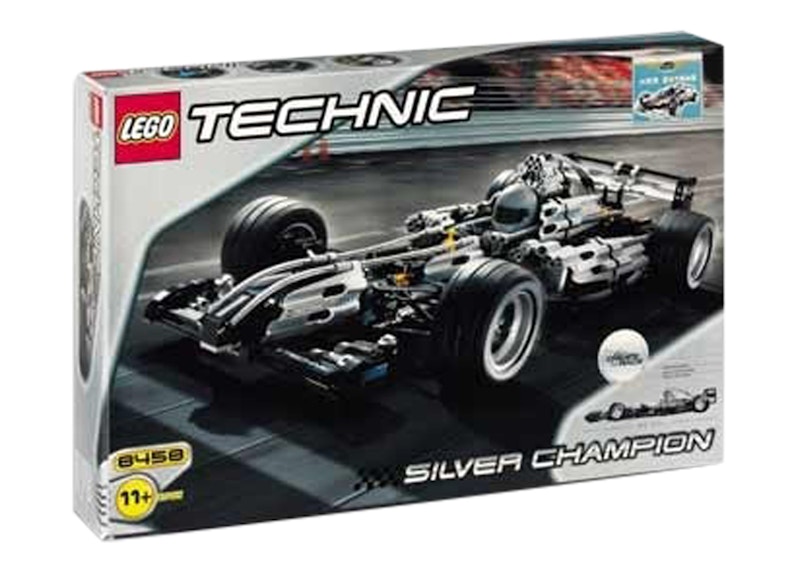 lego technic 8458 silver champion f1