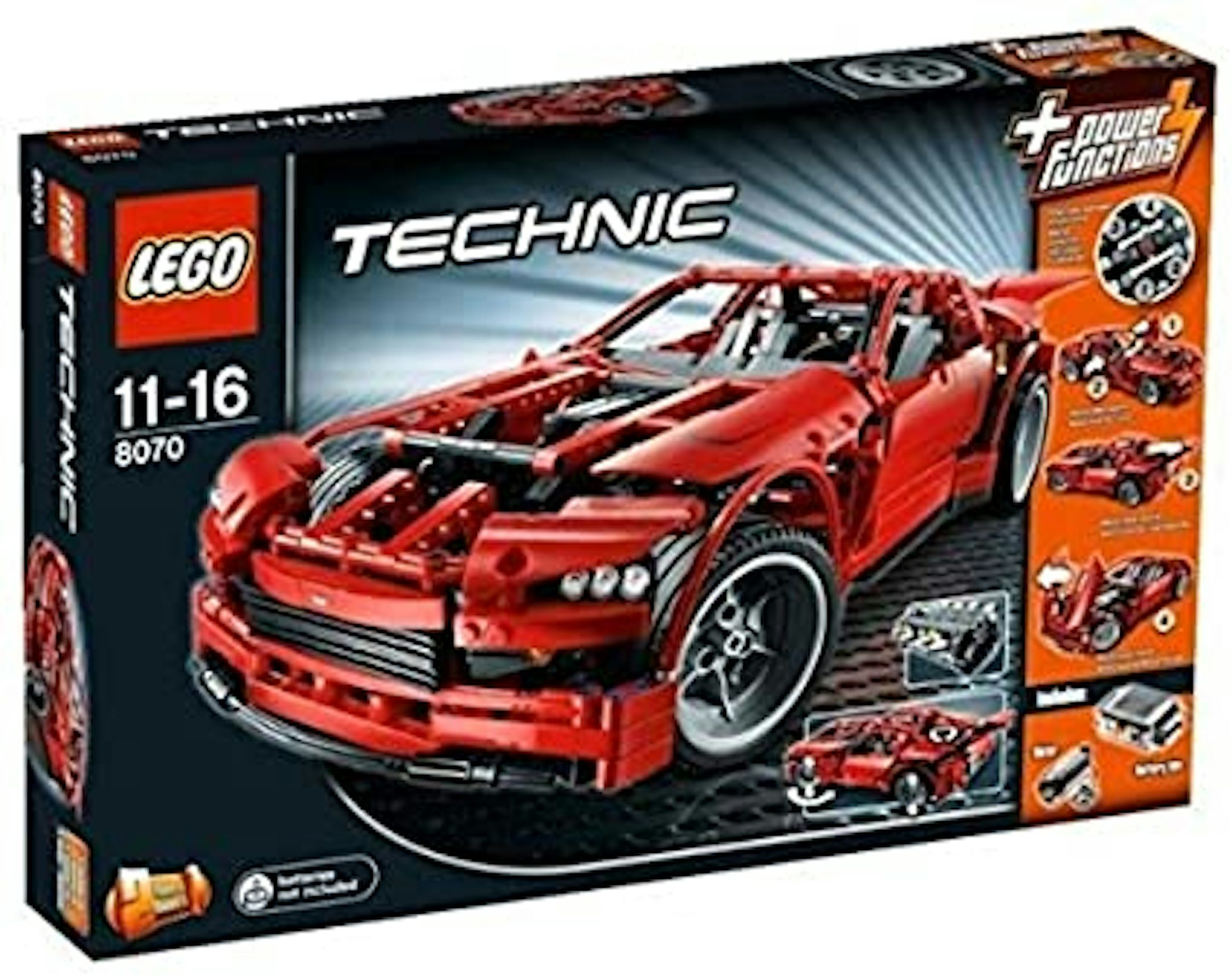 Es Krigsfanger Stolpe LEGO Technic Super Car Set 8070 - US
