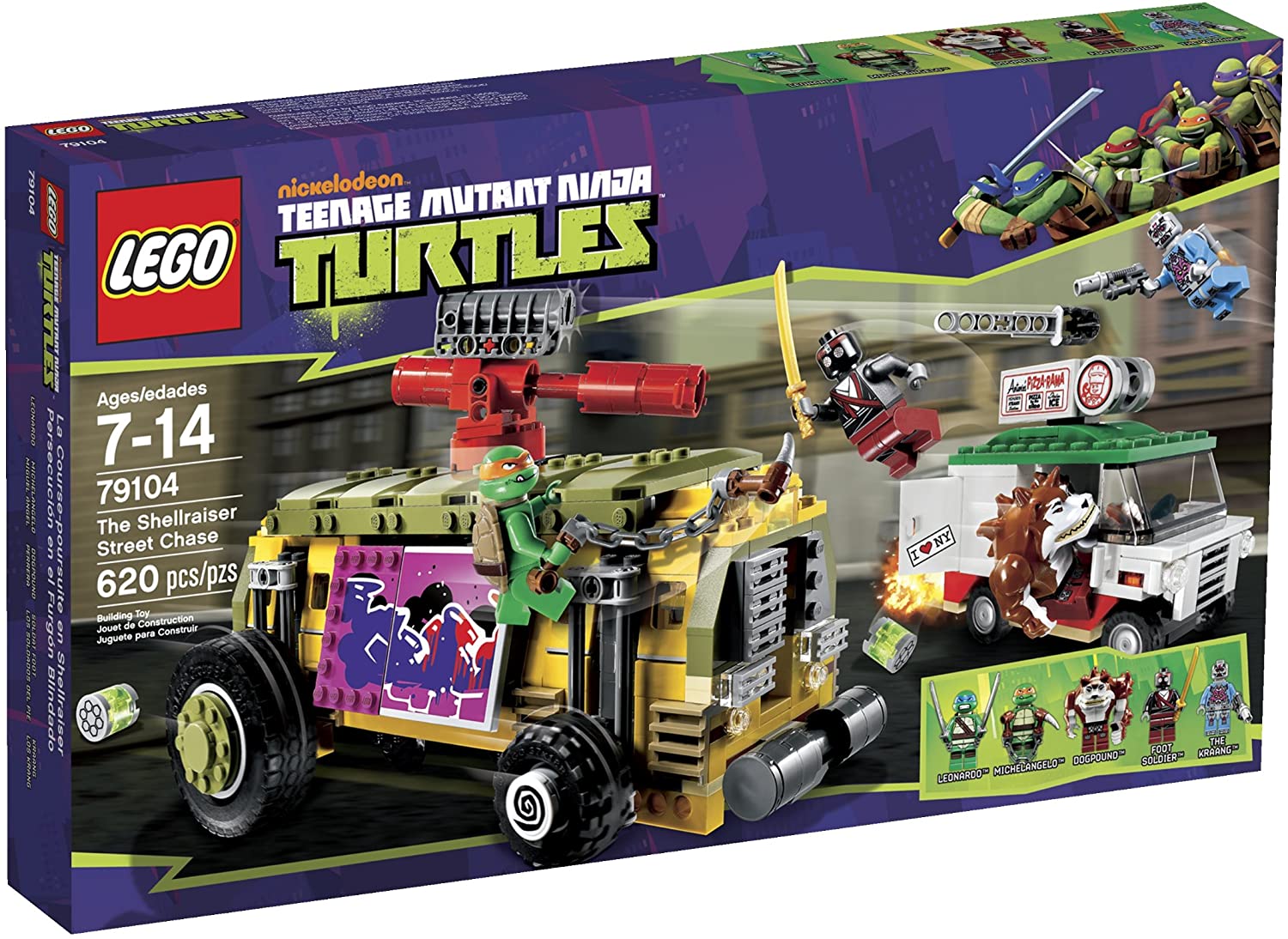 LEGO Teenage Mutant Ninja Turtles The Shellraiser Street Chase Set 